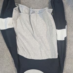 VERY SOFT, blue and gray sweater